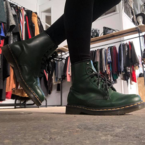 Dr Martens vert bouteille